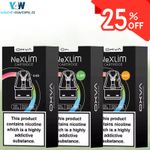 OXVA NeXlim XL Replacement Pods For OXVA NeXlim 0.6Ω 0.8Ω 1.2Ω - Pack of 3 Pods