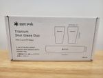 Snow Peak Titanium Shot Glass Duo - Festival 2026 Spring Edition FES-410