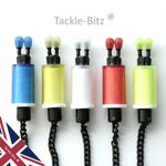 3 x Carp fishing Tackle Bobbins Bite Indicators Semi Short Chain 15.5cm TBNS