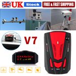 Car Radar 16 Band V7 GPS Speed Police Safe Detector Voice Alert Laser 360°