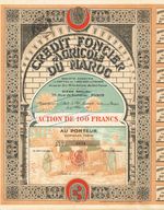 AFRICA MOROCCO AGRICULTURE LAND CREDIT COMPANY stock certificate / bond
