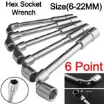 Angled Head L Shaped Hex Wrench – Metric Socket 6mm-22mm Double Ended Open Hex
