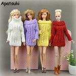 Doll Accessories Knitted Handmade Sweater For 11.5in Doll Top Coat Dress Clothes