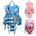 2026 Child Life Jacket Kids Swimming Floating Swim Zip Vest Buoyancy Aid Jacket