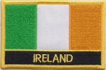 Ireland Flag Embroidered Patch - Sew or Iron on