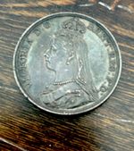 Victoria Crown 1887 British Coin – St George and the Dragon (Pistrucci) Reverse