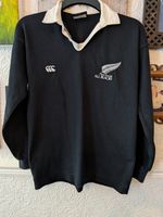 New Zealand All Blacks Vintage Rugby Shirt Black Jersey 1990,S Canterbury Size S