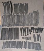 HORNBY OO GAUGE TRACK x125+ JOBLOT BUNDLE R600 R601 R605 R606 R607 R8072 R8077
