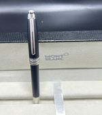 Montblanc Meisterstuck Ballpoint Pen Black Body + Silver Clip Black Ink