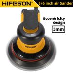 6"Air Random Orbital Polisher Sander 150mm Dual Action Auto Body Orbit DA Sander