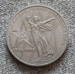  1975 SOVIET UNION USSR ONE ROUBLE COIN - 30ANNIVERSARY OF VICTORY IN WWII .
