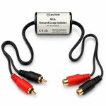 Ground Loop Isolator DJ Laptop Mixer Hum Eliminator RCA Phono Male to Female