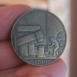 Warwickshire Conder Token 1790 John Williamson Master. Bradley Willey Snedshill.