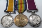 WW1 BWM & Victory with Long Service Medal Argyll & Sutherland Highlanders
