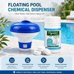 100 Chlorine Tablets +Floating Chemical  Hot Tub Swimming Pool Cleaning