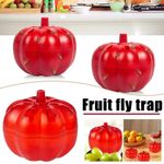 2Pcs Fruit Fly Trap Reusable Gnat Mosquito Killer Indoor Outdoor Orchard