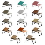 Foldable Laptop Table Stand Bed Tray Tilted Sofa Lap Computer Desk Breakfast NEW
