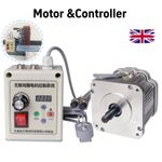 220V 750W Mount Servo Motor & Controller Driver Brushless Lathe Face Machine New