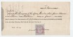 QV GB SG F8 1d dull reddish lilac/blue, USED on Document - RARE - CV £1500