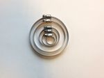 Slim 8mm Stainless Steel Hose Worm Drive Clips Pipe Clamps - Jubilee type