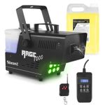 BeamZ RAGE 1000LED Smoke Machine with Remote - Fog Effect for DJ, Disco, Party