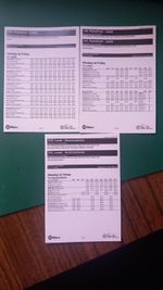Arriva Yorkshire X3 Bus Timetables dated Date 5 Jan 25.