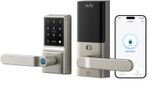 eufy Smart Lock C33 Keyless Entry Door Lock w/ Handle Fingerprint,Built-in Wi-Fi