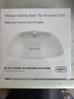 Mission Battery Base For Amazon Echo. Up To 5hours Portable Play Time.