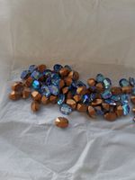 Preciosa 10x8mm Light Sapphire Titania Ovals. Foiled.  Unused.  75pc.