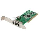Startech 4 Port Ieee-1394 Firewire Pci Card 4 Total Firewire PortS 4 Firewire 40