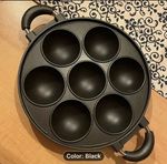 Masa Pan 7-Hole Non-Stick Cake Mold for Baking And Frying