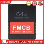 Retro FMCB V1.966 USB HDD Memory Card for PS2 PS1 Game Consoles Card (64MB) UK