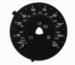 Polo Petrol 2014 onward KMH to MPH:Conversion Dial for imported vehicle- 150 MPH