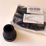 4 Pack Black Rubber Non-Slip Cane Tips Ferrules Indoor/Outdoor CE Marked