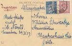 Portugal: 1937: Postcard to Blankenhain