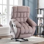 Electric Power Lift Recliner Chair Sofa With Massage And Heat For Elderly 2 Side