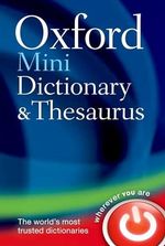 Oxford Mini Dictionary and Thesaurus by Oxford Languages Book The Cheap Fast