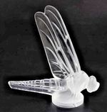 Lalique Grand Libellule/Dragonfly mascot which is included in the reference BOOK