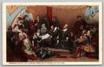 Postcard Embarkation of the Pilgrims From Delft Haven July 22 1620 by Weir