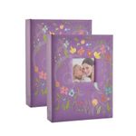 Photo album 6x4''/10 x 15cm for 200 photos slip in case photo album x 2