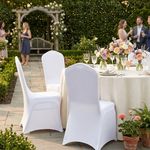 1-100PCS Chair Covers Dining Room Spandex Stretch Slip Seat Cover Wedding Party
