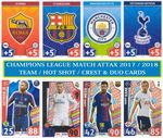 Topps UEFA Champions League Match Attax 2017/2018 17 18 cards numbers #1 - #198