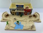 Toy Story Wild West Playset Disney Pixar Fold Out Covered Wagon incomplete