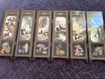 Vintage Chinese Panda Folding Screen Decorative Display Panel