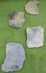 12 x Irregular Stepping Stones, Japanese decorative paving stepping stones/path.