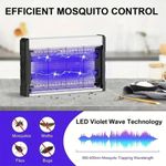 40W Electric Insect Killer Mosquito Fly Bug Zapper Pest Trap LED UV Indoor Lamp