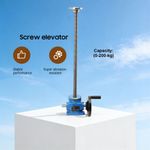 Screw Jack Lift Elevator Hand-Crank Manual Lift Reducer Light-Duty Screw Jack