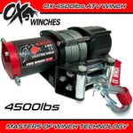 OX Winches 12v 4500lb Electric Recovery Winch Steel Rope Wireless Remote Trailer