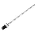 8mm Dia G1/2 Thermowell Weldless Stainless Steel 304 300mm Black