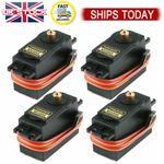 4X 35KG Metal Gear Digital Servo Coreless HIGH TORQUE SPEED Waterproof for RC UK